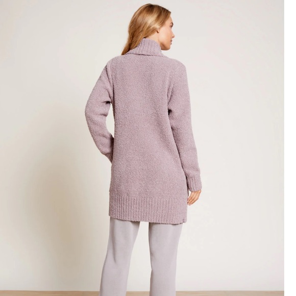 NWT Barefoot Dreams Chenille Shawl Cardigan Deep Taupe Small - Picture 6 of 11